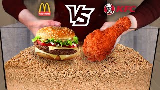 BigMac VS KFC  What will the maggots eat faster [upl. by Eltsyrk]