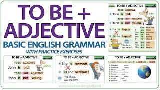 To Be  Adjective  Basic English Grammar Lesson [upl. by Ettelrahc]