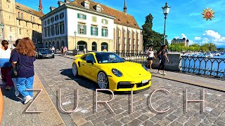 ZURICH SWITZERLAND ⚜️ Walking tour Münsterbrücke  Niederdorf [upl. by Sopher]