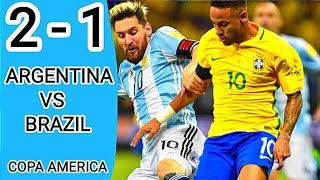 Argentina vs Brazil  Copa America 2024  Copa America 2024 Highlights  Argentina [upl. by Raskin398]