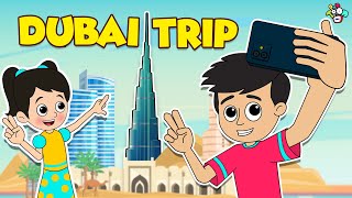 Gattu Chinki and Dubai  Dubai Safari  Animated Stories  English Cartoon  PunToon Kids [upl. by Mahgem]