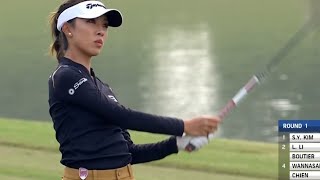 Minjee Lee Muni He and Patty Tavatanakit 2024 Buick Shanghai Round 1 [upl. by Legra]