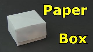 How to Make a Paper Box Origami [upl. by Stanfill]