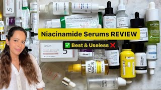 20 Niacinamide Serums HONEST Review  TOP Performing Niacinamide serums [upl. by Brecher255]