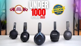 Top 5 best Headphones under 1000 in India 2023  best gaming headphones under 1000 rs 2023⚡️⚡️ [upl. by Cliffes385]