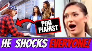 Pro Pianist Goes in Disguise  Shocks EVERYONE Top 20 Reactions [upl. by Paff817]