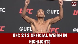 Full UFC 272 Covington vs Masvidal Official weighin highlights [upl. by Uzzi]