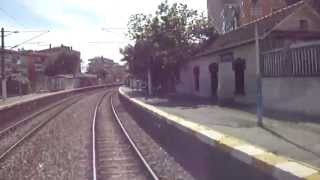 A suburbian train approaching Kartal Station [upl. by Harlen334]