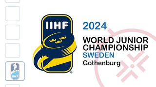 2024 IIHF World Junior Championship  Sweden Gothenburg [upl. by Niac]