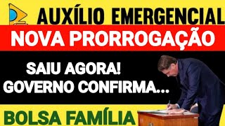 2106 AO VIVO SAIU AGORA GOVERNO CONFIRMA ANÚNCIO PRORROGAÇÃO AUXÍLIO EMERGENCIAL BOLSA FAMÍLIA [upl. by Ibib482]