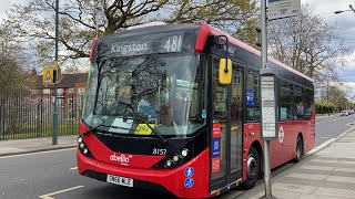 LAST DAY  COMMON  Bus Journey On 481  Abellio West London ADL Enviro200MMC E20D SN66WLE  8157 [upl. by Beffrey]