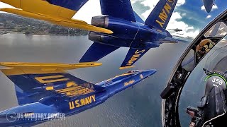 This Blue Angels Cockpit Video is Terrifying and Amazing [upl. by Aiclef]