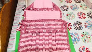 SACO O COSTALITO PARA BEBE A CROCHET FACIL [upl. by Kurth]