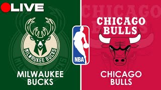 🔴 NBA LIVE 🏀 MILWAUKEE BUCKS vs CHICAGO BULLS  NBA LIVESTREAM SEASON 202425  GAME HIGHLIGHTS [upl. by Pihc]