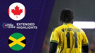 Canada vs Jamaica Extended Highlights  CONCACAF Nations League  CBS Sports Golazo [upl. by Darwen558]