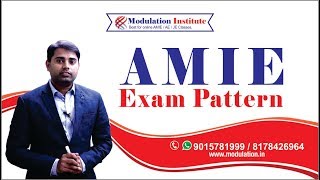 AMIE Exam Details  Paper Pattern  Institution of Engineers  India IEI  ModulationInstitute [upl. by Ennairrek]