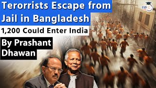 1200 Terrorists from Bangladesh Could Enter India after Jail Breaks  BSF is on high alert [upl. by Tratner20]