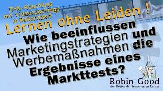 Wie beeinflussen Marketingstrategien und Werbemaßnahmen die Ergebnisse eines Markttests [upl. by Kcirdez549]