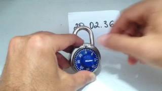 Abrir cadeado Masterlock  GoodLock Soluções em Armários [upl. by Osher]