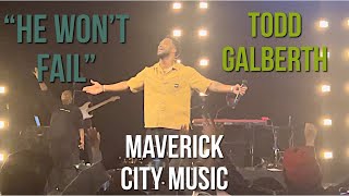 MUST SEE Maverick City Music tour Springfiel Ma“He won’t fail” Todd Galberth 🔥🔥🔥 [upl. by Forelli]