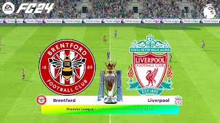 FC 24  Brentford vs Liverpool  2324 English Premier League  PS5™ Full Match amp Gameplay [upl. by Tatianas]