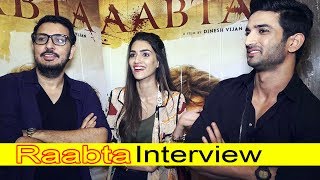 Raabta Movie Interview  Sushant Singh Rajput Kriti Sanon Dinesh Vijan  Full Video HD [upl. by Yerhcaz]