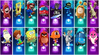 Oddbods Bubbles All Video Megamix 🆚 Baby Shark Friends 🆚 Cocomelon 🆚 Bluey Bingo 🎶 Who Will Win [upl. by Anialam]