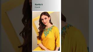 quotKurtis Under ₹499 From Myntra  MustHave Styles in 2024quot fashion indianclothing [upl. by Wales]