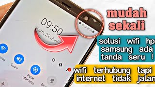 cara mengatasi samsung wifi tanda seruwifi tidak bisasimak video ini [upl. by Xirtaeb538]