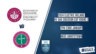 University of Galway vs St Marys Belfast  2024 Electric Ireland HE GAA Sigerson Cup Round 3 🏆 [upl. by Alisan]