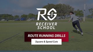 2 Route Running Drills for Wide Receivers [upl. by Allain455]