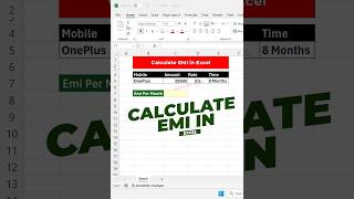 PMT Function in Excel 🎯🚀🤯 ExcelTutorial FinanceTips ExcelFunctions [upl. by Eronaele]