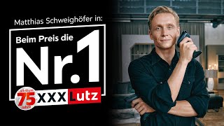 XXXLutz präsentiert Matthias Schweighöfer in quotBeim Preis die Nr1quot [upl. by Merrel189]