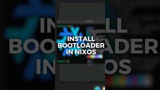 Install Bootloader in NixOS linux install nixos [upl. by Ahsinaj]