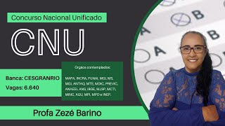 Concurso Nacional Unificado Questões Cesgranrio  Professora Zezé Barino [upl. by Sheena136]