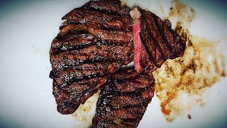 Wet Aged Ribeye Steaks Cooked on the Green Mountain Grills Jim Bowie [upl. by Det]