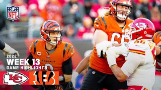 Kansas City Chiefs vs Cincinnati Bengals  2022 Week 13 Game Highlights [upl. by Darsey]