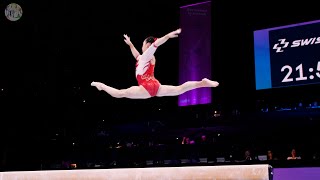 Ou Yushan CHN  BB  Podium Training  2023 World Championships Antwerp [upl. by Agatha]