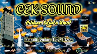 🔊 CEK SOUND 🔊 LANGGAM JAWA BASS GLERR SOUND HAJATAN WAJIB PAKAI LAGU INI BUKTIKAN SENDIRI [upl. by Filia]