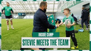 Inside Camp Stevie Meets The Team [upl. by Lebezej]