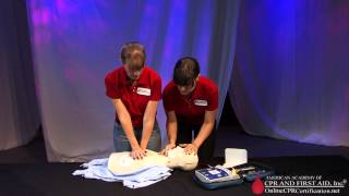 CPR Training Video  How to Use an AED Automated External Defibrillator [upl. by Yeslehc652]