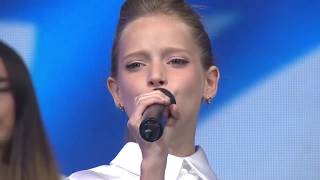 Israeli children sing Hatikvah  national anthem of Israel song the hope songs hebrew jewish music [upl. by Nayb836]