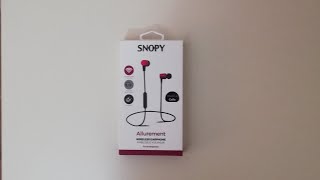 Snopy SNBT185 Wireless Earphone Unboxing  Kablosuz Kulaklık Kutu Açılış [upl. by Neyuh]