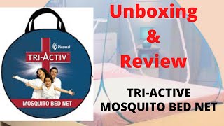 TriActiv Mosquito Bed Net I Installation  First impression amp How to use [upl. by Mcloughlin333]