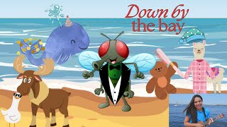 Down By the Bay  Fun Educational amp Calming Music for Babies Toddlers and Kids [upl. by Macpherson]