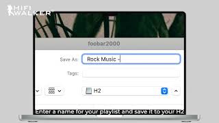 H2  Create M3U Playlist HIFI WALKER audiophile [upl. by Antonetta]