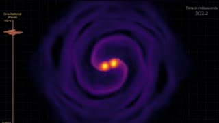 Real neutron star sound collision released by nasa [upl. by Akirdnahs148]