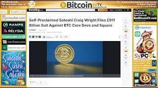 News Satoshi Craig Wright Files £911 Billion Suit [upl. by Mallory490]