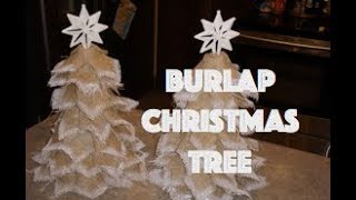 Burlap Christmas Tree [upl. by Allred576]