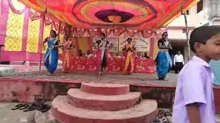 Bharatam bharatam bhavatu bharatam dance Ananta sanskruta mahavidyalaya [upl. by Alburg]